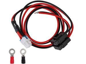 TengKo 1M 4-Pin 12 AWG 12V 3A DC Power Supply Cable Short Wave Power Supply Cord Cable Adapter for Yaesu FT-450D FT-891 FT-991 Kenwood TS-480SAT TS-590SG TS-890s Icom IC-7000 IC-7100 IC-7610 IC-7300 TengKo 1M 4-Pin 12 AWG 12V 3A DC Power Supply Cable Short Wave Power Supply Cord Cable Adapter for Yaesu FT-450D FT-891 FT-991 Kenwood TS-480SAT TS-590SG TS-890s Icom IC-7000 IC-7100 IC-7610 IC-7300