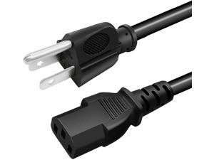UL Listed 8.2ft 3 Prong Power Cord for HP Laserjet Pro M29w M130nw M203dw M426fdw M15a M454dw M428fdw M281fdw Printer,Behringer X AIR XR18 XR12 XR16 Digital Mixer Power Cord AC Cable Replacement