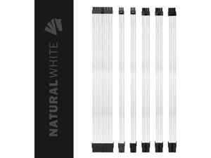Asiahorse Customization Mod Sleeve Extension Power Supply Cable Kit 18AWG ATX/EPS/8-pin PCI-E/6-pin PCI-E (White) Asiahorse Customization Mod Sleeve Extension Power Supply Cable Kit 18AWG ATX/EPS/8-pin PCI-E/6-pin PCI-E (White)