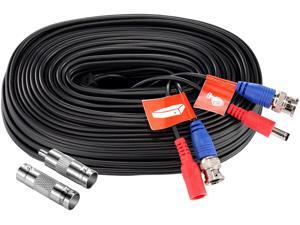 ZOSI 10M / 33ft All-in-one BNC Video Power Cables BNC Extension CCTV Cord for Security Camera surveillancr dvr Wire System (Black with BNC RCA Connector) ZOSI 10M / 33ft All-in-one BNC Video Power Cables BNC Extension CCTV Cord for Security Camera surveillancr dvr Wire System (Black with BNC RCA Connector)