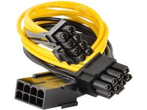 JacobsParts PCI Express Power Splitter Cable 8-pin to 2x 6+2-pin (6-pin/8-pin) 18 AWG