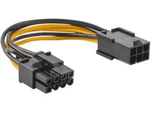6 Pin to 8 Pin Pcie Adapter Cable, 2-Pack 6-pin to 8-pin PCIe Express Power Adapter Cable, 4 Inches / 10CM 6 Pin to 8 Pin Pcie Adapter Cable, 2-Pack 6-pin to 8-pin PCIe Express Power Adapter Cable, 4 Inches / 10CM