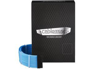 CableMod E-Series Pro ModMesh Sleeved Cable Kit for EVGA G5 / G3 / G2 / P2 / T2 (Light Blue)
