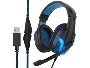 HIFI WALKER SY904 Newest Gaming Headset, with Noise Cancelling Mic, 7.1 Virtual Surround Sound, USB Gaming Headphones for PC, Laptop, PS4, Switch HIFI WALKER SY904 Newest Gaming Headset, with Noise Cancelling Mic, 7.1 Virtual Surround Sound, USB Gaming Headphones for PC, Laptop, PS4, Switch