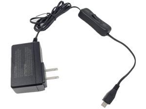 MICRO CONNECTORS Ul Approved Micro-USB 5V 2.5A Power Supply Adapter on/Off Switch Raspberry Pi 3 Model B (RAS-PWR03-PI)