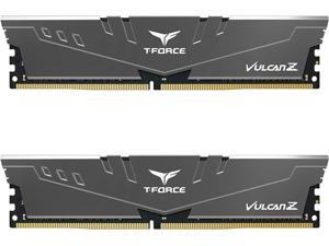 TEAMGROUP T-Force Vulcan Z DDR4 64GB Kit (2x32GB) 3000MHz (PC4-24000) CL16 Desktop Memory Module Ram (Gray) - TLZGD464G3000HC16CDC01 TEAMGROUP T-Force Vulcan Z DDR4 64GB Kit (2x32GB) 3000MHz (PC4-24000) CL16 Desktop Memory Module Ram (Gray) - TLZGD464G3000HC16CDC01