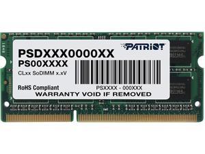 Patriot Signature 4 GB PC3-10600 (1333 MHz) DDR3 SODIMM Notebook Memory PSD34G13332S