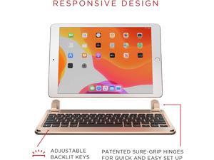 Brydge 10.2 Wireless Keyboard | Compatible with iPad (7th Gen, 2019 & 8th Gen, 2020) | Backlit Keys | Long Battery Life | (Gold) Brydge 10.2 Wireless Keyboard | Compatible with iPad (7th Gen, 2019 & 8th Gen, 2020) | Backlit Keys | Long Battery Life | (Gold)