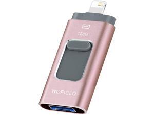 iPhone Photo Storage 128GB with USB3.0/Micro USB Port WOFICLO External Storage for iPad Compatible iPhone/iPad/iOS/Android/Mac/PC (128GB, Pink) iPhone Photo Storage 128GB with USB3.0/Micro USB Port WOFICLO External Storage for iPad Compatible iPhone/iPad/iOS/Android/Mac/PC (128GB, Pink)
