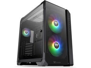 Thermaltake View 51 Motherboard Sync ARGB E-ATX Full Tower Gaming Computer Case with 2 200mm ARGB 5V Motherboard Sync RGB Fans + 140mm Black Rear Fan Pre-Installed CA-1Q6-00M1WN-00