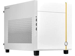 SilverStone Technology SUGO 14, SG14, White, Mini-ITX Cube Chassis, Supports 3 Slot Full Length GPUs / ATX PSU / 240mm AIO, 4 Removable Panels, SST-SG14W