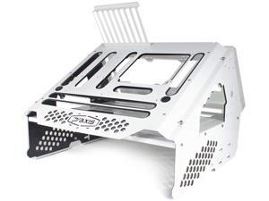 PrimoChill's Praxis Wetbench Powdercoated Steel Modular Open Air Computer Test Bench for Watercooling or Air Cooled Components (White with Black Accents) - White w/Black Accents PrimoChill's Praxis Wetbench Powdercoated Steel Modular Open Air Computer Test Bench for Watercooling or Air Cooled Components (White with Black Accents) - White w/Black Accents
