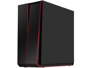 SilverStone SST-RL07B-G - Red Line Midi Tower ATX Gaming Computer Case, Silent High Airflow Performance, Full Tempered Glass, black
