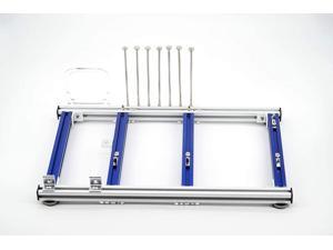 Mini ITX MATX ATX PC Test Bench Open Air Frame Overclock Case Computer Mount Aluminum Chassis for HTPC Graphics Card (ATX Silver and Blue) Mini ITX MATX ATX PC Test Bench Open Air Frame Overclock Case Computer Mount Aluminum Chassis for HTPC Graphics Card (ATX Silver and Blue)