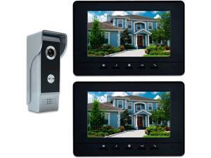 AMOCAM Video Intercom System, 7 Inches Video Doorbell Door phone System, Wired Video Door Phone HD Camera kits Dual-way Intercom for Villa House Office Apartment 1-IR camera 2-LCD color monitor AMOCAM Video Intercom System, 7 Inches Video Doorbell Door phone System, Wired Video Door Phone HD Camera kits Dual-way Intercom for Villa House Office Apartment 1-IR camera 2-LCD color monitor