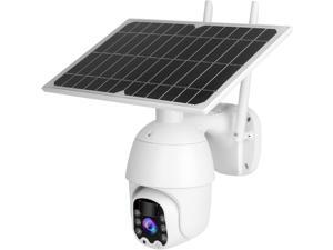 DAUERHAFT Night Vision HD Surveillance PTZ Camera with Solar Panels, for Hotel, for Home Safety Protection System(Americas Band) DAUERHAFT Night Vision HD Surveillance PTZ Camera with Solar Panels, for Hotel, for Home Safety Protection System(Americas Band)
