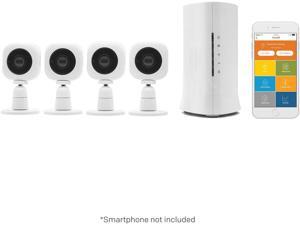 Home8 Video-Verified Monitoring/Alarm System with Four (4) Cube HD Security Cameras, Wireless Security System, featuring Amazon Alexa Integration Home8 Video-Verified Monitoring/Alarm System with Four (4) Cube HD Security Cameras, Wireless Security System, featuring Amazon Alexa Integration