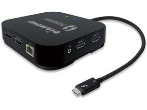 Thunderbolt 3 Docking Station with Built-in TB3 Cable for Mac and Windows. 60W Upstream Power Delivery Charging. Dual 4K Display, 8K Single Display and up to 40Gbps Transfer speeds, Black Thunderbolt 3 Docking Station with Built-in TB3 Cable for Mac and Windows. 60W Upstream Power Delivery Charging. Dual 4K Display, 8K Single Display and up to 40Gbps Transfer speeds, Black