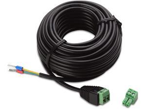 Vanxse CCTV 20Meters Power Extension Cable RS485 Signal Transmission Cable for Control CCTV PTZ Security Camera Vanxse CCTV 20Meters Power Extension Cable RS485 Signal Transmission Cable for Control CCTV PTZ Security Camera