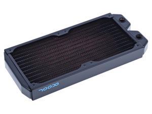 Alphacool NexXxos ST30 Full Copper Radiator 240, 120mm x 2, Dual Fan, Black