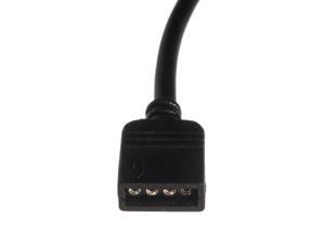 ModMyMods 4-Pin Female RGB LED Strip 1m Extension Cable - Black (MOD-0200) ModMyMods 4-Pin Female RGB LED Strip 1m Extension Cable - Black (MOD-0200)