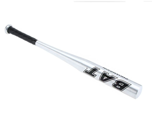 Baseball Bat Aluminium Alloy Metal 25" 63.5cm Sport Stick 4 Colours 