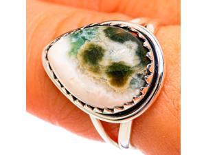 Ana Silver Co Ocean Jasper Ring Size 8 (925 Sterling Silver) - Handmade Jewelry, Bohemian, Vintage RING106053