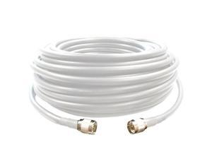 75' SureCall 400 Coaxial Cable with N-Male Connectors (White Seventy Five Feet Coax Cables) 75' SureCall 400 Coaxial Cable with N-Male Connectors (White Seventy Five Feet Coax Cables)