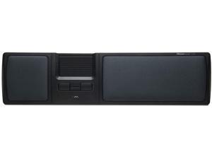 Mousetrapper Lite Portable Ergonomic Padded Mouse Trackpad Mac PC - Black (New Model)