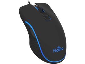 Universal 4000DPI LED Colorful Backlight Optical Wired Pro Gaming Mouse Mice BK 