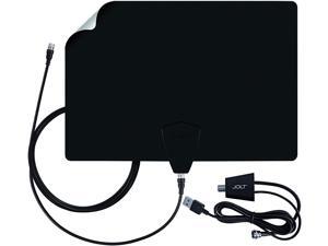 Antennas Direct ClearStream FLEX Amplified TV Antenna, 50+ Mile Range, UHF/VHF, Multi-Directional, Grips to Walls, USB In-Line Amplifier, 12 ft. Coaxial Cable, 4K Ready, Black/White/Paintable - FLEX Antennas Direct ClearStream FLEX Amplified TV Antenna, 50+ Mile Range, UHF/VHF, Multi-Directional, Grips to Walls, USB In-Line Amplifier, 12 ft. Coaxial Cable, 4K Ready, Black/White/Paintable - FLEX