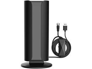 Indoor TV Antenna - Amplified HD Digital TV Antenna Long 60 Miles Range - Support 4K 1080p Fire tv Stick and All Older TV's - Indoor Smart Switch Amplifier Signal Booster with 16.4ft Coax Cable Indoor TV Antenna - Amplified HD Digital TV Antenna Long 60 Miles Range - Support 4K 1080p Fire tv Stick and All Older TV's - Indoor Smart Switch Amplifier Signal Booster with 16.4ft Coax Cable