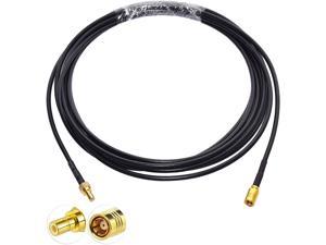 Anina 23' Sirius XM Radio Antenna Coaxial Extension Cable for Home Vehicle Satellite Radio Stereo Receivers Tune Straight SMB Male to Straight SMB Female