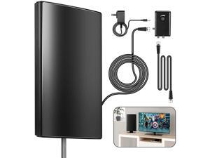 HAPHOOD Amplified HD TV Antenna for Outdoor, 240Miles Range Support 4K 1080p Fire TV Stick & All Older TV's for Outdoor, Attic,Indoor, 31ft Coax Cable HAPHOOD Amplified HD TV Antenna for Outdoor, 240Miles Range Support 4K 1080p Fire TV Stick & All Older TV's for Outdoor, Attic,Indoor, 31ft Coax Cable