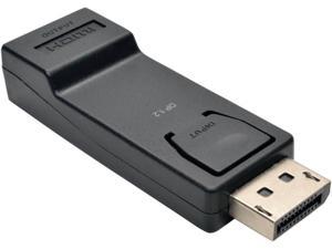 Tripp Lite DisplayPort 1.2 to HDMI Active Converter Adapter, HDCP/DPCP, 4Kx2K @24/30Hz, 6in (M/F) (P136-000-UHD-V2) black