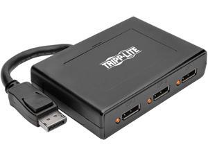 Tripp Lite 3-Port DisplayPort Multi-Stream Transport (MST) Hub, DP 1.2, 4K x 2K UHD (B156-003-V2), Black Tripp Lite 3-Port DisplayPort Multi-Stream Transport (MST) Hub, DP 1.2, 4K x 2K UHD (B156-003-V2), Black