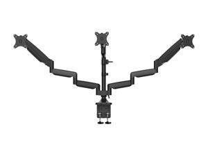 Monoprice Triple Monitor Gas Spring Mount for up to 32" Screens, Fully Adjustable Center Mount high-strength steel and aluminum structural components - Workstream Collection Monoprice Triple Monitor Gas Spring Mount for up to 32" Screens, Fully Adjustable Center Mount high-strength steel and aluminum structural components - Workstream Collection