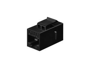 Monoprice 8P8C RJ45 Cat6 Inline Coupler Type Keystone Jack, Black Monoprice 8P8C RJ45 Cat6 Inline Coupler Type Keystone Jack, Black
