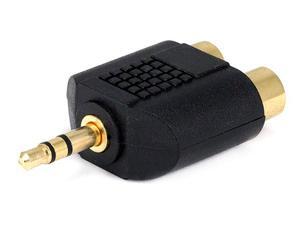 Monoprice 3.5mm TRS Stereo Plug to 2x RCA Jack Splitter Adapter, Gold Plated Monoprice 3.5mm TRS Stereo Plug to 2x RCA Jack Splitter Adapter, Gold Plated