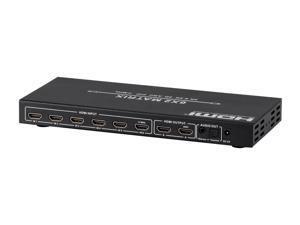 Monoprice Blackbird 4K 6x2 HDMI Matrix with Audio, HDCP 2.2 Monoprice Blackbird 4K 6x2 HDMI Matrix with Audio, HDCP 2.2