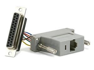 Monoprice DB25 Female to RJ-45 Modular Adaptor - Grey Monoprice DB25 Female to RJ-45 Modular Adaptor - Grey