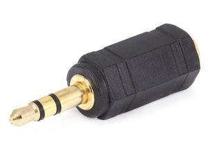 Monoprice 2-Port 2.5mm and 3.5mm Audio Audio Adapter, Black Black   7126
