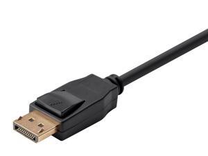 Monoprice Mini DisplayPort 1.2 to DisplayPort 1.2 Cable - 3 Feet - Black | Supports up to 4K resolution and 3D Video - Select Series Monoprice Mini DisplayPort 1.2 to DisplayPort 1.2 Cable - 3 Feet - Black | Supports up to 4K resolution and 3D Video - Select Series