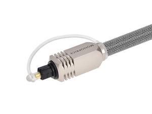 Monoprice 3ft Premium Optical Toslink Cable w/ Metal Fancy Connectors Monoprice 3ft Premium Optical Toslink Cable w/ Metal Fancy Connectors
