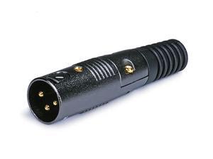 Monoprice 3-Pin XLR Male Mic Connector, Gold Plated Pins Monoprice 3-Pin XLR Male Mic Connector, Gold Plated Pins