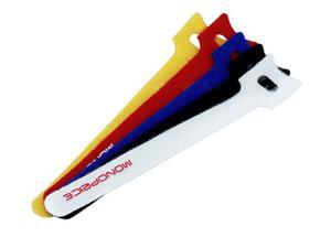 Monoprice Hook and Loop Fastening Cable Ties, 6 in, 50 pcs/pack, 5 Colors Monoprice Hook and Loop Fastening Cable Ties, 6 in, 50 pcs/pack, 5 Colors