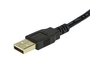 Monoprice USB 2.0 Extension Cable - 6 Feet - Black | Type-A Male to USB Type-A Female, 28/24AWG, Gold Plated Connectors