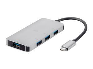 Monoprice USB-C to HDMI USB | 4K@30Hz, with USB-C 100W Power Delivery Adapter with Folding USB Type-C Connector - Mobile Series