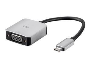 Monoprice USB-C to VGA USB 3.0 USB-C Data and PD Charging Adapter | 100W, with Folding USB Type-C Connector - Mobile Series