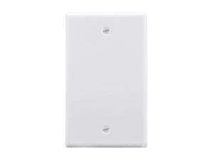 Monoprice 1-Gang Blank Wall Plate - White for Home ,Office, Personal Install Monoprice 1-Gang Blank Wall Plate - White for Home ,Office, Personal Install
